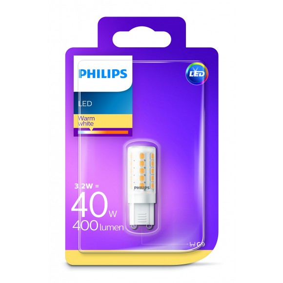 Philips 8718696815366 LED žárovka 1x3W|G9|2700K