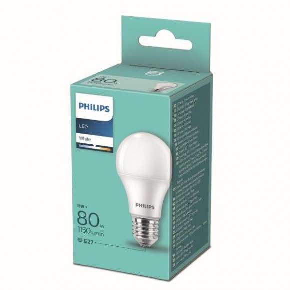 Philips 8718699630621 LED žárovka 1x11W-80W | E27 | 1150lm | 3000K - bílá