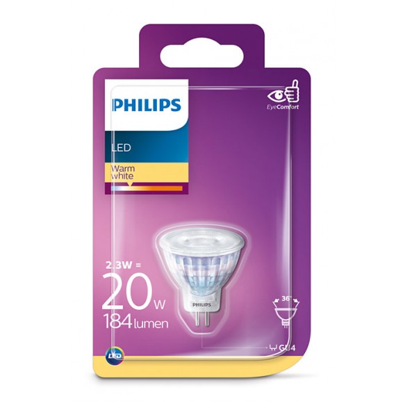 Philips 8718699659462 LED žárovka 1x3W | GU4 | 2700K - EyeComfort