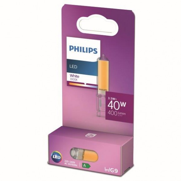 Philips 8718699758486 LED žárovka Kapsle 1x3,5W | G9 | 400lm | 3000K - bílá