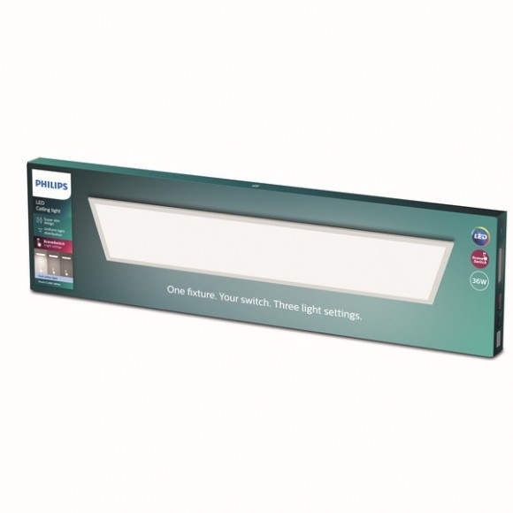 Philips 8719514326743 LED stropní panelové svítidlo Super Slim 1x36W | 3600lm | 4000K - EyeComfort, bílá