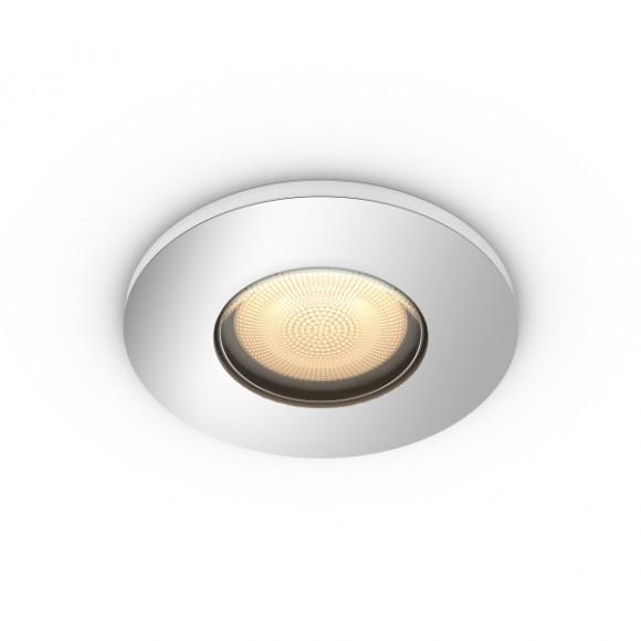 Philips Hue 8719514340794 LED koupelnové bodové zápustné svítidlo Adore 1x5W | GU10 | 350lm | 2200-6500K | IP44 - stmívatelné, Bluetooth, White Ambiance, chrom