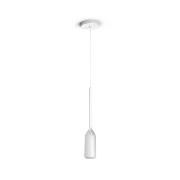 Philips Hue 8719514341234 závěsné stropní svítidlo Devote 1x9,5W | E27 | 570-800lm | 2200-6500K White Ambiance, bílá