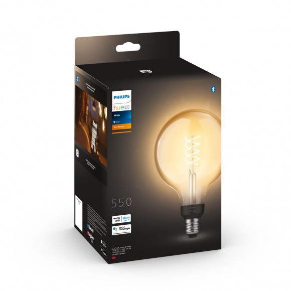 Philips 8719514343023 LED filamentová žárovka 1x7W | E27 | 550lm | 2100K - čirá