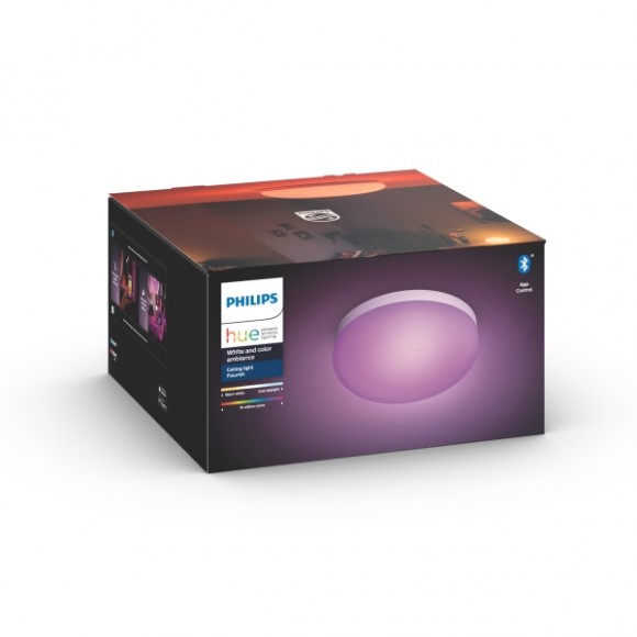Philips Hue 8719514343504 LED stropní svítidlo Flourish 1x32W | 2400lm | 2200-6500K - White and color ambiance, stmívatelné, Bluetooth, chrom