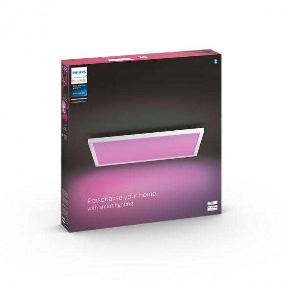 Philips Hue 8719514355071 LED stropní panel Surimu 1x60W | 4200lm | 2200-6500K | RGB - White and color Ambiance, stmívatelné, Bluetooth, bílá