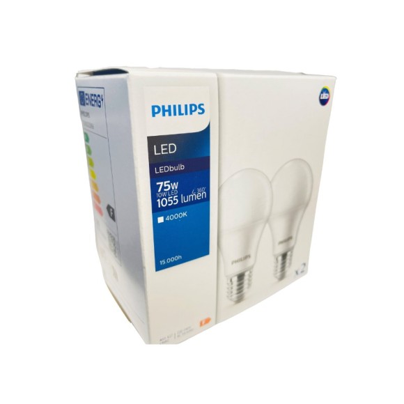 Philips 8719514471016 LED sada žárovek 2-set | 10W E27 | 1055 lm | 4000K