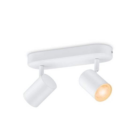 WiZ Tunable White 8719514551770 LED stropní bodové svítidlo Imageo 2x5 | GU10 | 690lm | 2700-6500K - stmívatelné, bílá