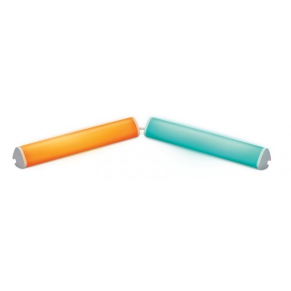 WiZ Colors 8719514554177 Linear dekorativní stolní svítidlo LED 2x5,5W | 400lm | 2200-6500K | RGB - bílá