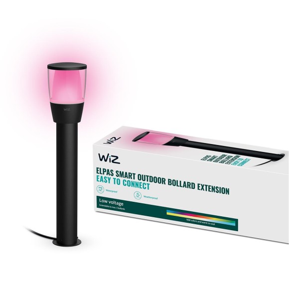 Philips WiZ 8720169071858 LED příslušenství Elpas Bollard | 3,6W integrovaný LED zdroj | 320 lm | 2700-5000K