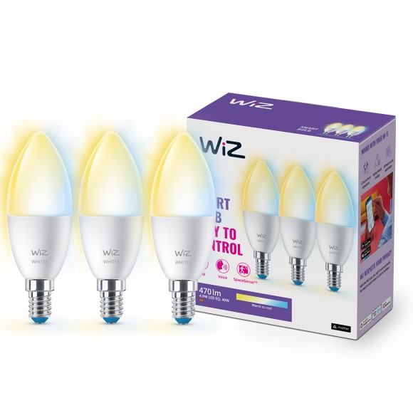 Philips WiZ 8720169075696 LED sada žárovek | 4,9W E14 | 470lm | 2700-6500K