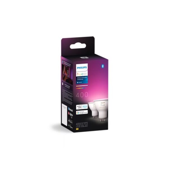 Philips Hue 8720169229815 LED inteligentní žárovka | 4,2W GU10 | 400lm | 2000-6500 RGBK