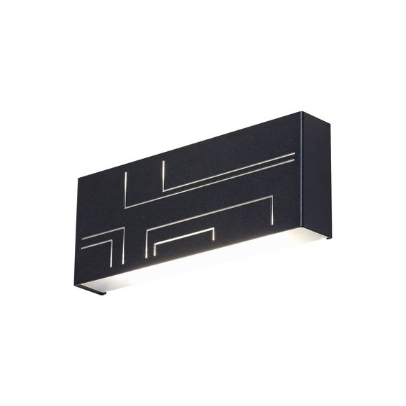 Rabalux 8873 LED zahradní nástěnná lampa Maribor 1x12W | 780lm | 4000K | IP65 - černá barva