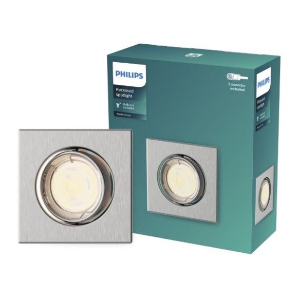Philips 8720169392700 zápustný rámeček Peridot GU10 | chrom