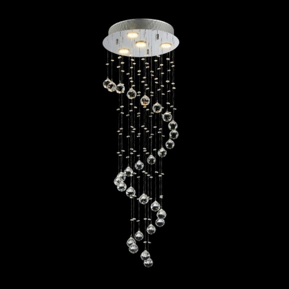 Luxera 62410 závěsné stropní svítidlo Coil 4x50W|GU10