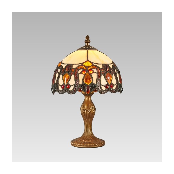 PREZENT 124 Tiffany stolní lampa E14 1x40W