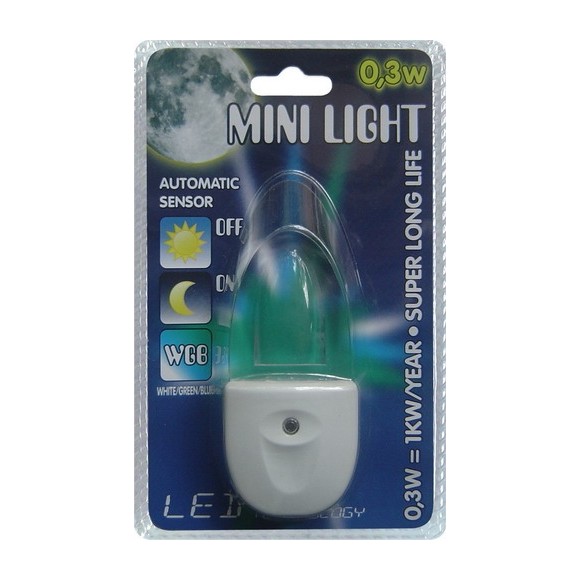 Prezent 1613 Mini Light LED orientační osvětlení do zásuvky