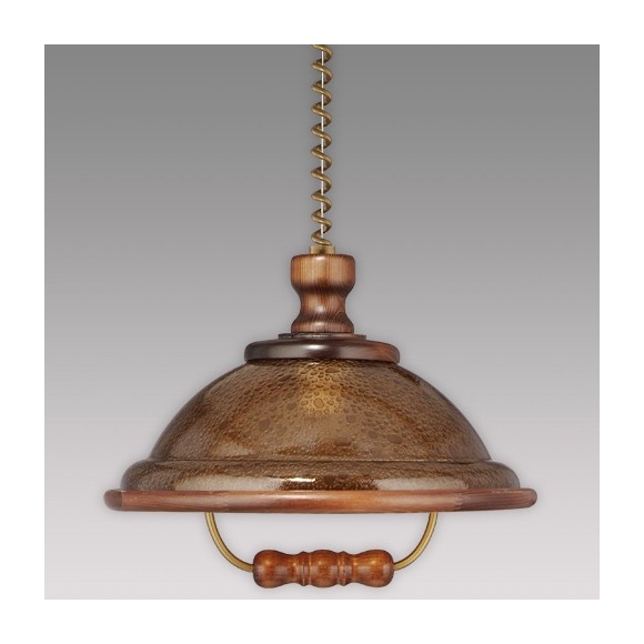 Prezent 73006 K54 Acryl wood závěsné svítidlo 1x60W