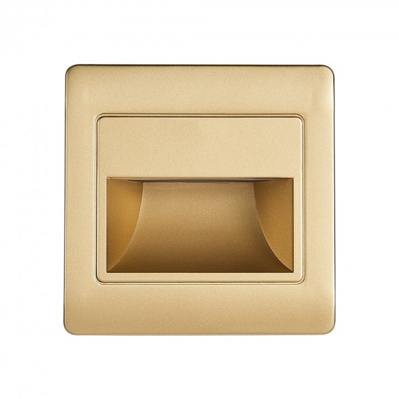 Emithor 70411 LED zápustné orientační svítidlo na schody Step light single 1x1,5W | 120lm | 4000K - zlatá