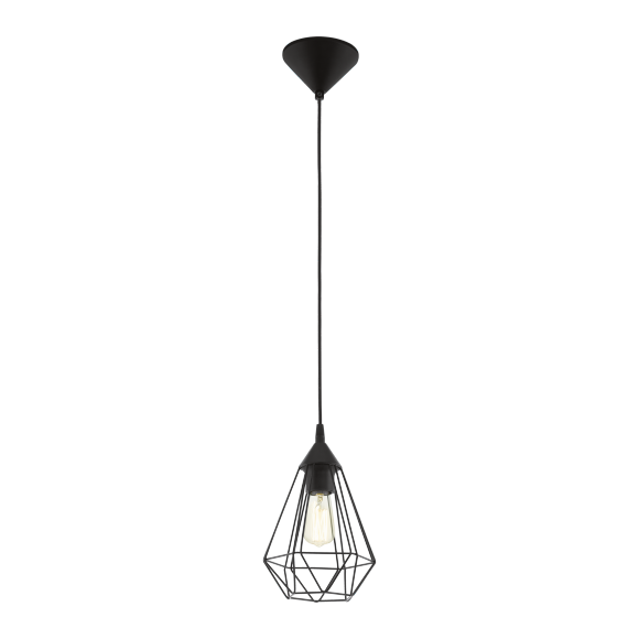 Eglo 94187 závěsné svítidlo Tarbes 1x60W | E27 - černá