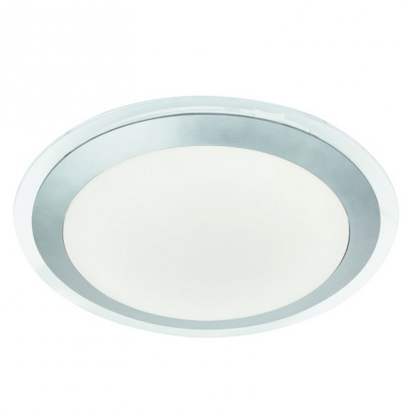 Searchlight 7684-33SI LED koupelnové stropní svítidlo 1x15W | 700lm | 3000K | IP44 - stříbrná