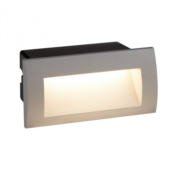 Searchlight 0662GY LED venkovní zápustné orientační svítidlo Ankle 1x3W | 135lm | 4000K | IP65 - hliník, šedá