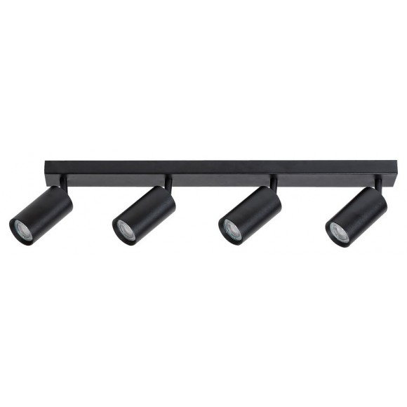 Rabalux 2086 přisazené stropní bodové svítidlo Solo 4x25W | GU10 - černá