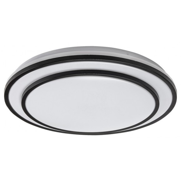 Rabalux 2130 LED stropní svítidlo Lupita 1x40W | 2700lm | 3000-6500K - stmívatelné, časovač, paměťová funkce, noční osvětlení, dálkové ovládání, černá, bílá