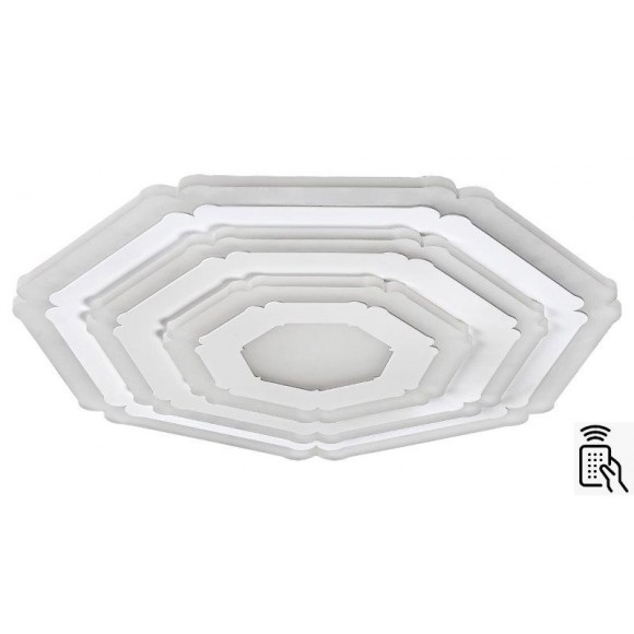 Rabalux 3100 LED stropní svítidlo Taneli 1x41W | 3046lm | 3000-6500K - CCT, stmívatelné, dálkové ovládání, bílá