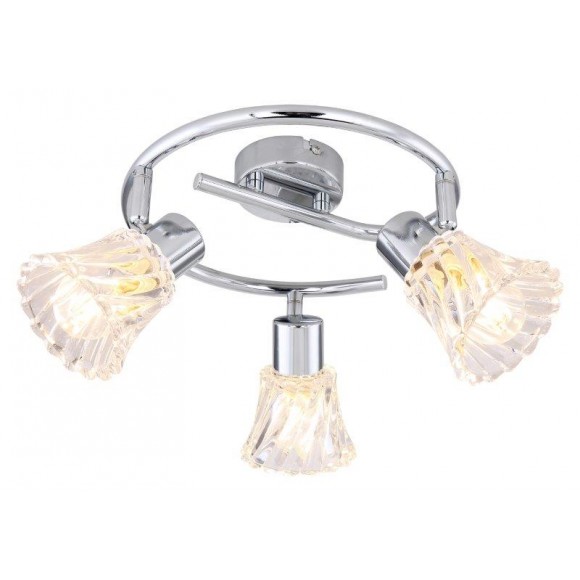 Rabalux 5301 přisazené stropní svítidlo Hestia 3x40W | E14 - chrom