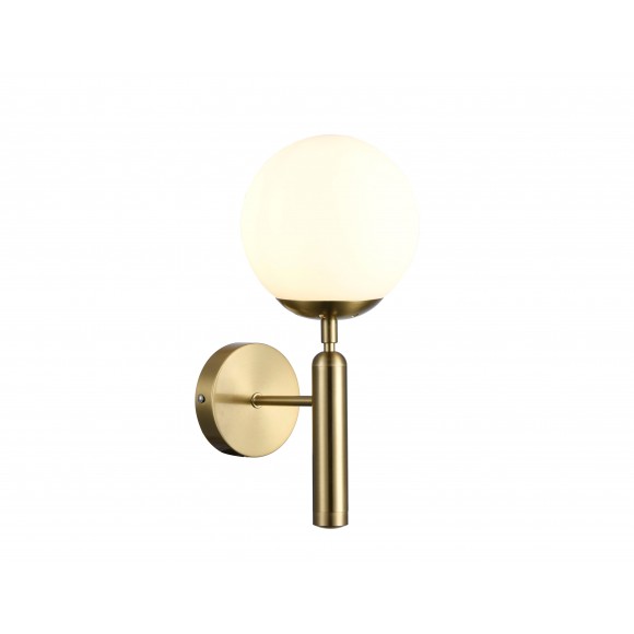 Rabalux 5351 nástěnná lampa Divina 1x9W | E14 | IP20 - vypínač na těle, zlatá