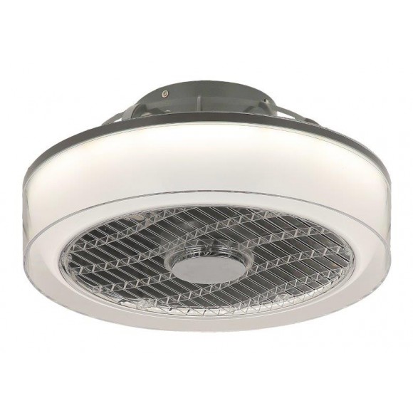 Rabalux 6857 LED stropní svítidlo s ventilátorem Dalfon 1x30W | 1500lm | 3000-6000K - šedá