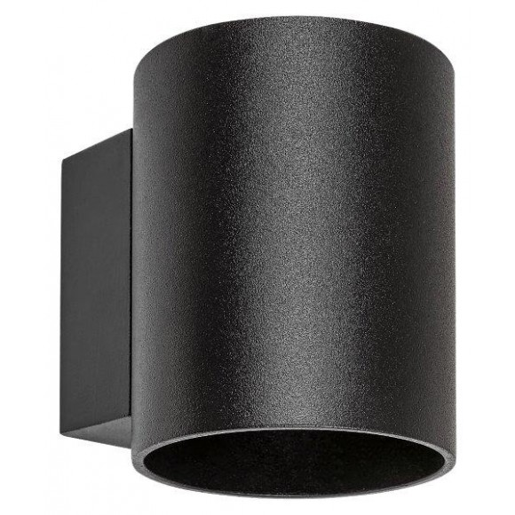 Rabalux 7020 nástěnné svítidlo Kaunas 1x10W | G9 - černá