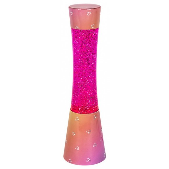 Rabalux 7027 Minka stolní lávové svítidlo 1x20W | GY6,35 - růžová