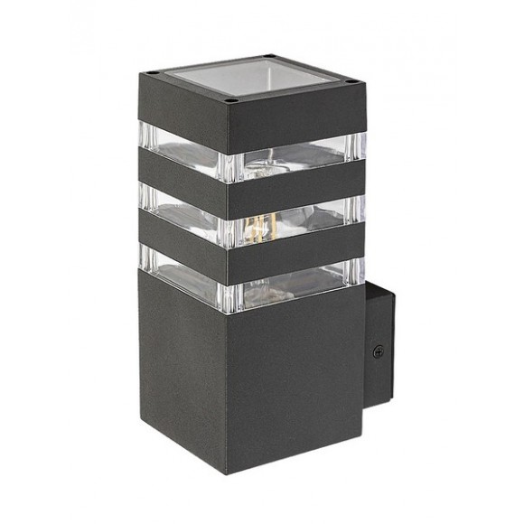 Rabalux 7379 venkovní nástěnné svítidlo Kolta 1x12W | E27 | | IP44 - antracit