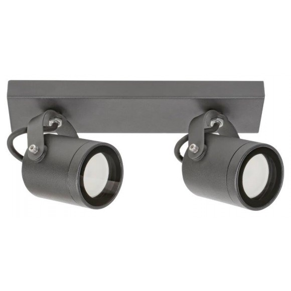 Rabalux 7930 venkovní nástěnné svítidlo Elva 2x35W | GU10 | IP44 - antracit