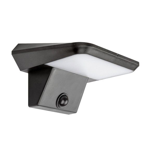 Rabalux 98077005 LED solární venkovní nástěnné svítidlo Qesa | 10W integrovaný LED zdroj | 460lm | 4000K