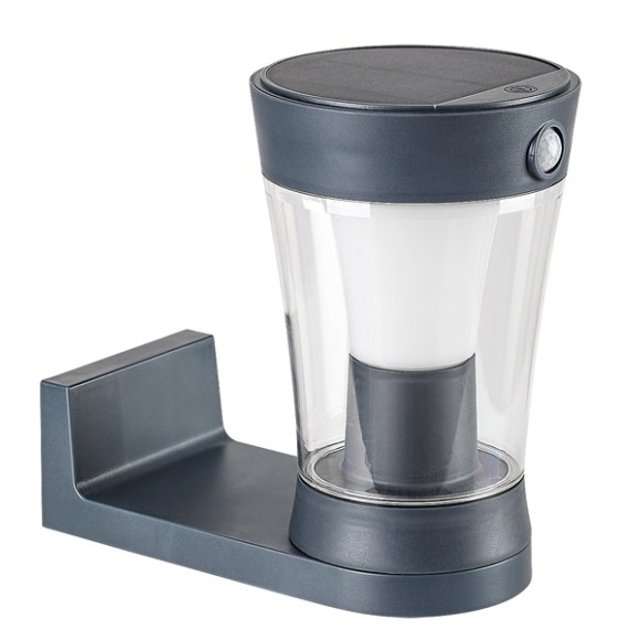 Rabalux 98077037 LED solární venkovní nástěnné svítidlo Angers  | 3W integrovaný LED zdroj | 300lm | 4000K