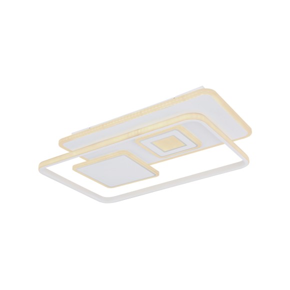 Globo 48443-55 LED stropní svítidlo Roderick 1x55W | 3600lm | 3000-6000K - stmívatelné, paměťová funkce, noční režim, dálkové ovládání, opál, bílá