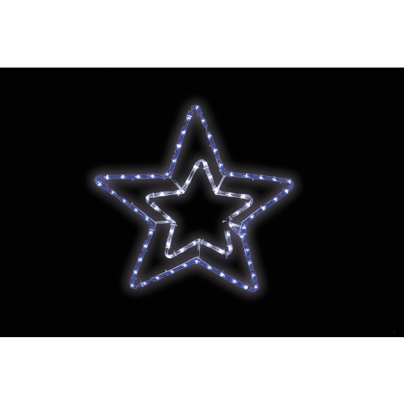 LED hvězda Philips Massive Vixen 4.8W - bílá/modrá