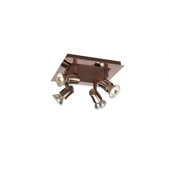 nástěnné bodové svítidlo Philips Massive Lipo 4x50W GU10 - měď