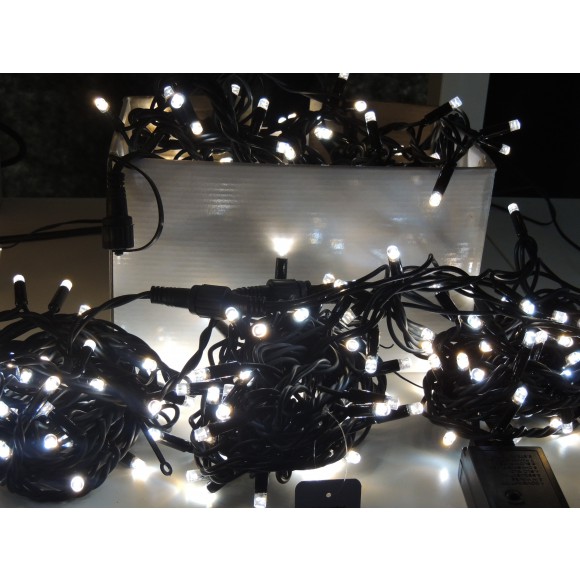 LED vánoční řetěz 200 L  bicolor  délka 20 m, IP44 pro venkovní i vnitřní použití