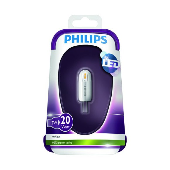 Philips LED žárovka 2W (20W) | G4 | 195lm | 3000K | WH 12V ND - bílá
