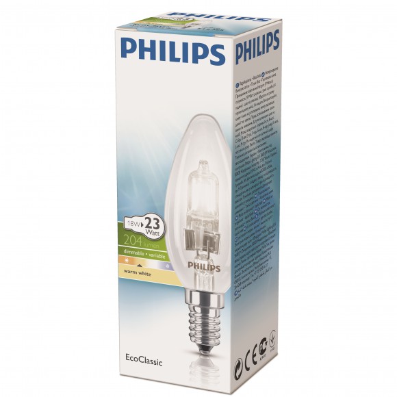 Philips 8727900820546 žárovka EcoClassic 1x18W|E14|2800K