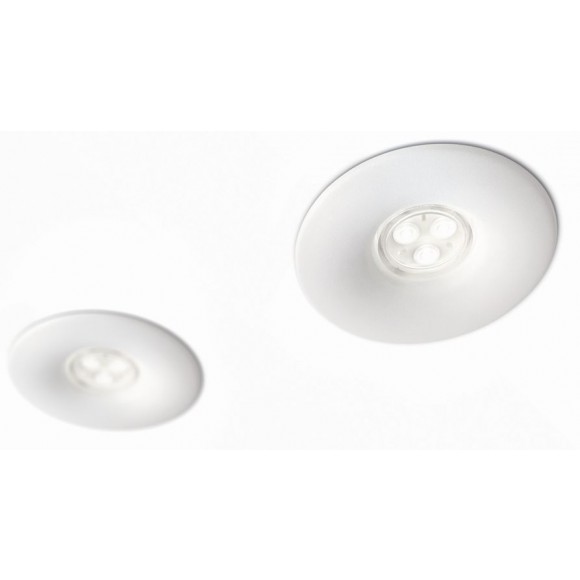 LED zápustné podhledové svítidlo Philips Massive 7.5W - bílá, 2ks