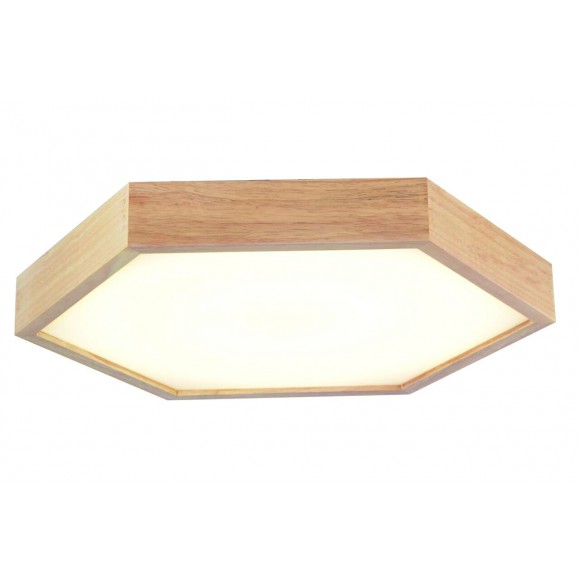 Přisazené nástěnné a stropní svítidlo - lustr Ledko 4x60W E27  - světlé dřevo