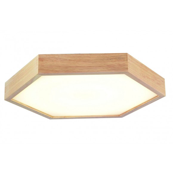 Přisazené nástěnné a stropní svítidlo - lustr Ledko 4x60W E27  - světlé dřevo