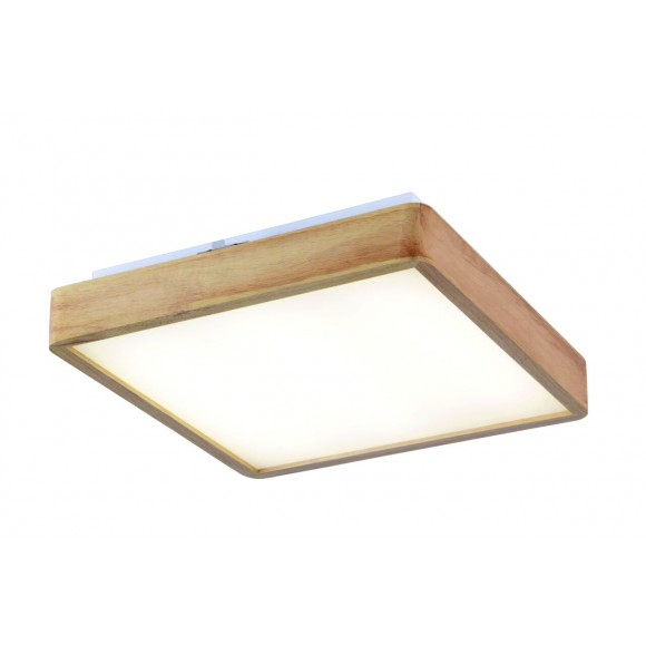 Přisazené nástěnné a stropní svítidlo - lustr Ledko 3x60W E27  - světlé dřevo