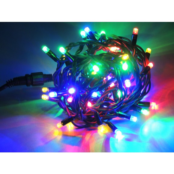 LED vánoční řetěz DRL50/50 délka 5 m, IP44 pro venkovní i vnitřní použití