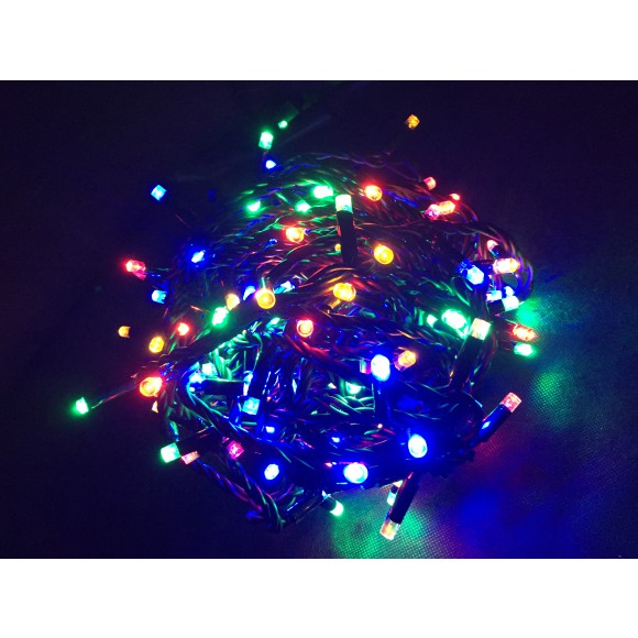 Světelný LED řetěz - barevn?? 33527